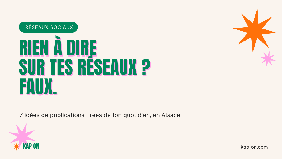 Idées de publications pour entreprise : que poster quand t’as rien à dire ?